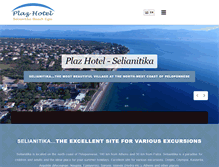 Tablet Screenshot of hotelplaz.gr